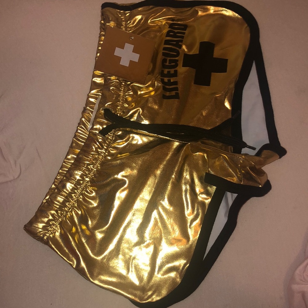 Gold Lifeguard Shorts